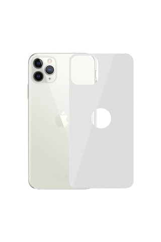 Apple iPhone Uyumlu 11 Pro Max 6.5 İnç 2019 Full Arka Koruma 9h Temperli Kırılmaz Cam Beyaz Mh-hs0238915666