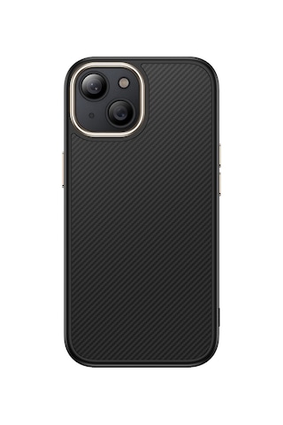 Teleplus Apple Uyumlu iPhone  15 Plus Kılıf M-safe Manyetik Şarj Karbon Fiber Görünüm Antina Kapak