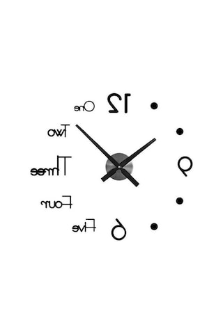 Pazly Suntek Siyah Siyah Sessiz Saati Mute L L Europe Duvar Dijital Akrilik Hl Çok Renkli