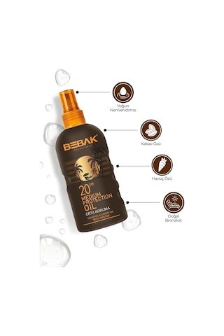 Bebak Güneş Yağı 20 Spf 150 Ml Sku: Smg8690010508669 Açık Bej