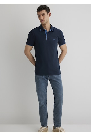 Mavi - Lacivert Polo Tişört 062373-28417 Lacivert