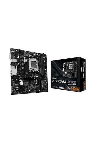 Asrock A620am-hvs Amd A620 Soket Am5 Ddr5 6800 Oc Mhz Matx Gaming Aaaa11asr0039