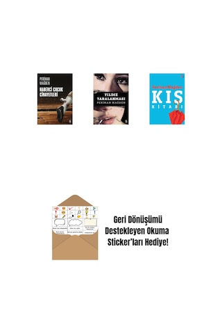 Haberci Çocuk Cinayetleri + Yıldız Yaralanması + Kış Kitabı + Okuma Sticker'ları