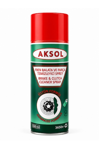 Fren Balata Ve Parça Temizleyici Sprey Yerli Üretim 1 Aksol Fren Balata Ve Parça Temizleyici Sprey Yerli Üretim