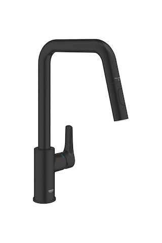 Grohe Eurosmart Eviye Bataryası Mat Siyah - 306192430 Siyah