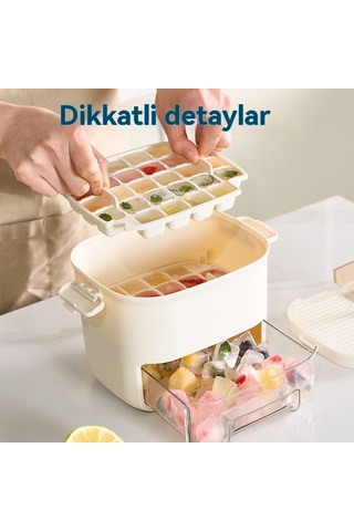 Jian Fan Buzızgarasıpres Tipiölmesi Kol Buz Bloğu Kalıgıda Nıfıbuz Kutusu-yşil Yeşil