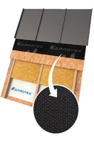 Kaprotex 100 Gr/m² Çatı & Cephe Su Yalıtım Örtüsü 1,6 M X 50 M 80 M²