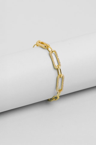 Modern Miras 18 Ayar Sarı Altın Kaplama 19 Cm Gümüş Bileklik Diğer