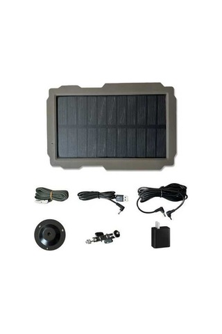 Pazly Av Kamerası Güneş Paneli 3000mah Batarya 6v-12v 3m Kablo Güneş Enerji Şarj Cihazı Çok Renkli