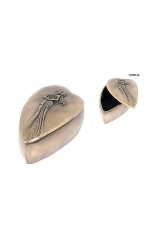 Veronese Serisi-Wise Mücevher Kutusu-MÜCEVHER KUTUSU-3,5*11*6 CM Gümüş
