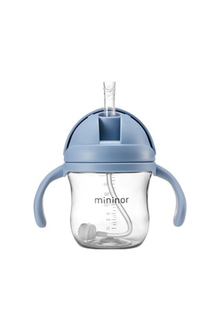 Mininor Tritan Akıllı Alıştırma Bardağı 220 Ml - Nordic Sky Blue - Standart