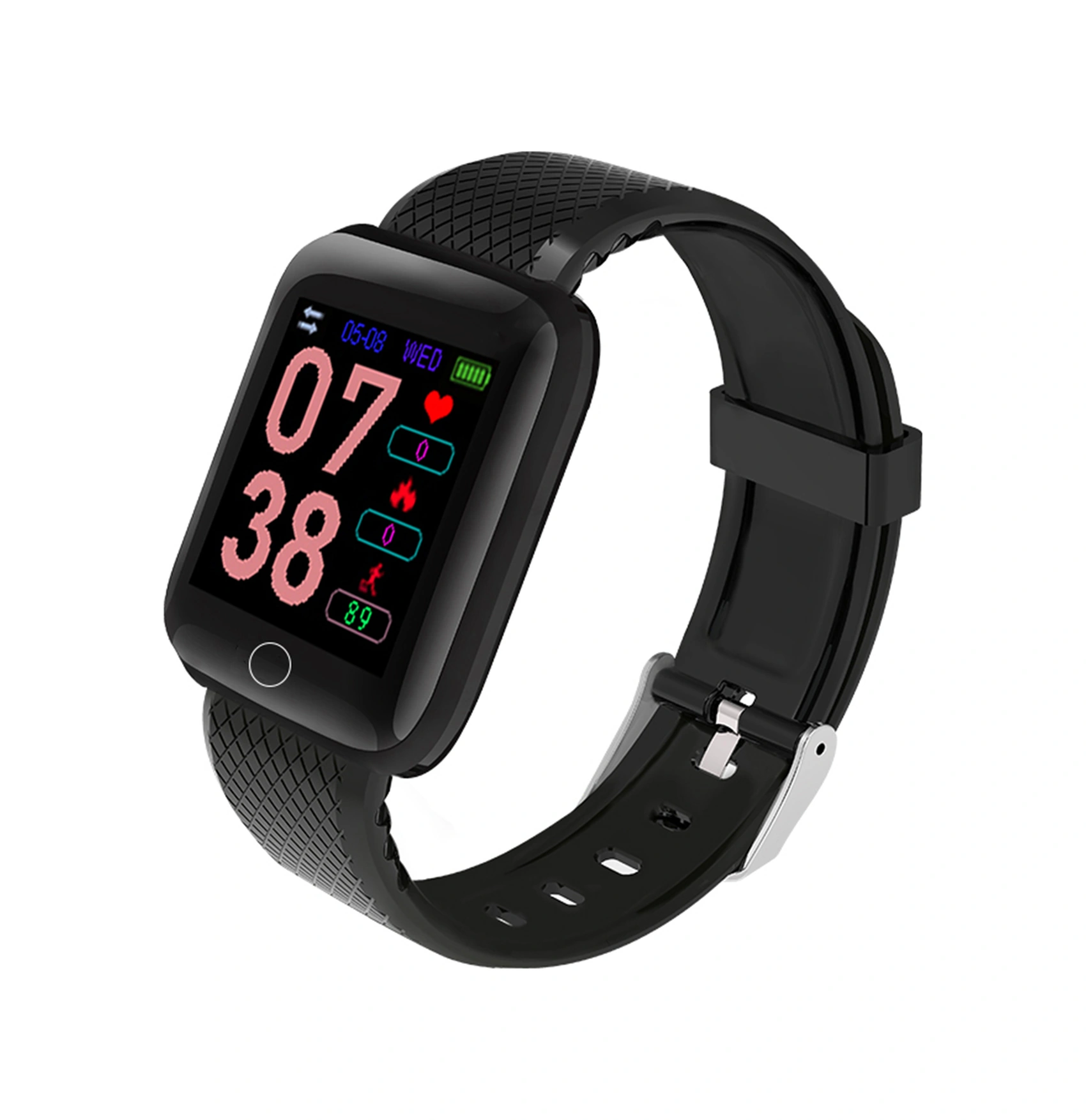 Moveevo Siyah 1.44 " Ekranlı Akıllı Saat (İthalatçı Garantili)