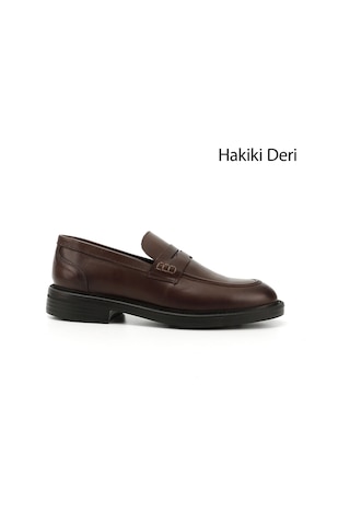 Gönderi R Erkek Kahverengi Hakiki Deri Loafer Ayakkabı Ddma83631015 Kahverengi
