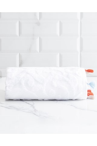 Madame Coco Giverny Yüz Havlusu - Beyaz