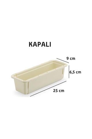 Lexroo Ayarlanabilir Kayar Kızaklı Mini Çekmece Organizeri Uzuayıp Kısalan Konsül Masa Üstü Çok Renkli