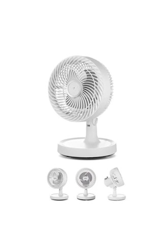 Mey İthalat Mini Masaüstü Vantilatör Sessiz Çalışan 2 Kademeli Fan Otomatik Salınımlı