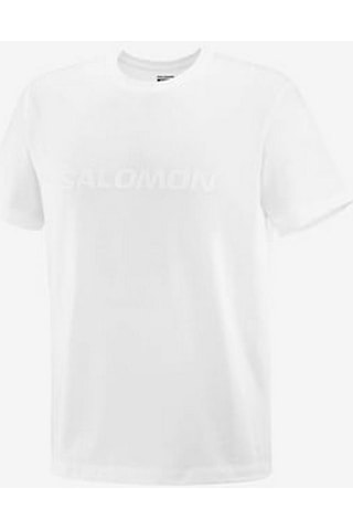Salomon Bıg Logo Tee M Whıte Erk T-shırt Lc2527000 Beyaz