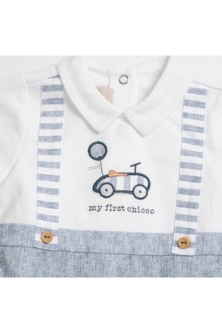 Chicco Erkek Bebek Arkadan Açılan Tulum 09101132000000 000025 Mavi