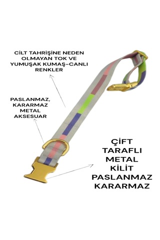 Caramelos Köpek Tasması-küçük Irk Ve Orta Irk İsimli Tasma 12 Gri