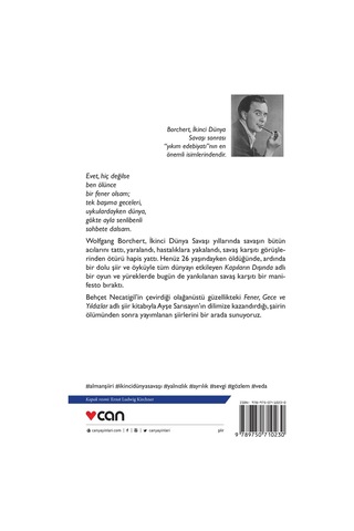 Fener, Gece Ve Yıldızlar - Wolfgang Borchert - Can Yayınları
