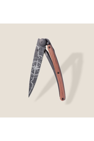 Deejo Kamp Serrated 37g, Coral Wood / Terra Incognita Kahverengi