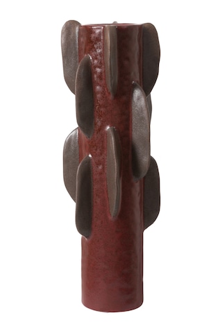 Mudo Home Burgundy Geo Vazo 17x47 Cm Diğer