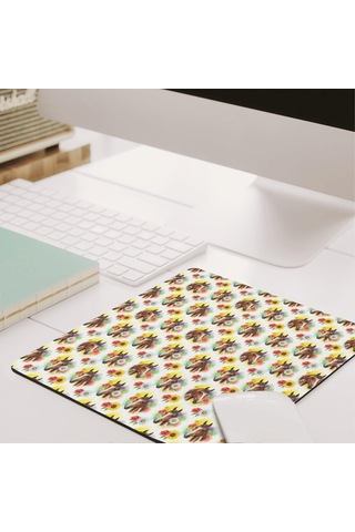 Horse Temalı Mouse Pad, Dikişli Kenar, Pürüzsüz Doku, Su Geçirmez Kaymaz Kauçuk Taban, 20x22.5cm-a9