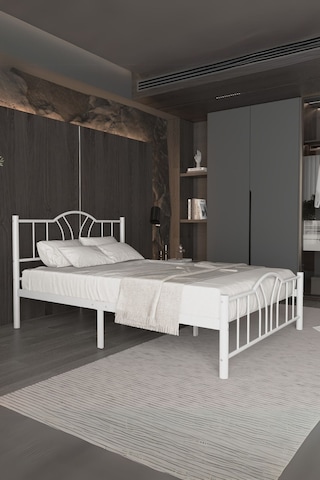 Aksviva Bella Çift Kişilik Ferforje Karyola