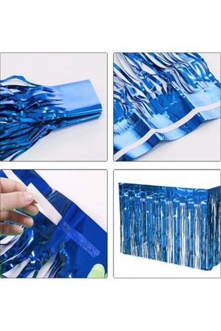 Sarı Masa Örtüsü, Lacivert Masa Eteği Tüm Yaşlar