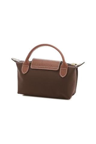 Longchamp Kadın El Çantası Xs 34175 089 P81 Koyu Kahverengi