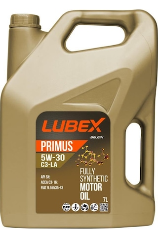 Lubex Primus 5W-30 C3-La Dpf Partiküllü Tam Sentetik Motor Yağı 7 L