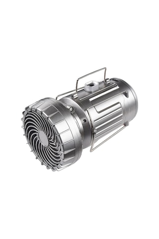 Padalink 3 Lü Fonksiyonel Kamp Feneri, Fan Ve Güneş Enerjisi Şarjlı Taşınabilir Outdoor Aydınlatma Gümüş