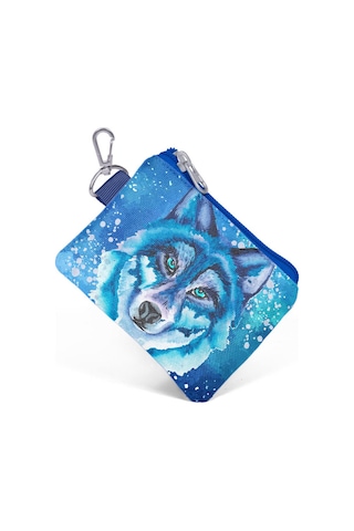 Coral High Kids Lacivert Mavi Kurt Desenli Bozuk Para Çantası 21843 Çok Renkli