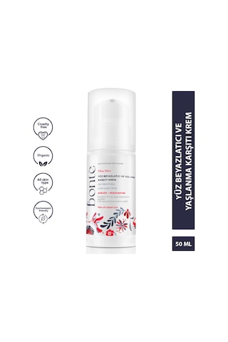 Bonte Ultra Glow Yüz Beyazlatıcı ve Krem 50 ML