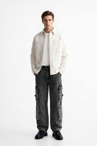 Banny Jeans Erkek Kargo Cepli Jean Pantolon Gri