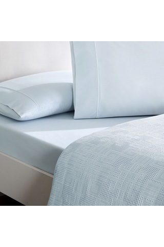 Taç Jakar Vıgnes Çift Kişilik Pike Takımı Mavi 000000001000050040 Mavi