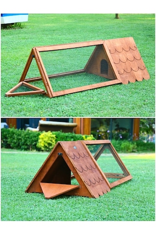 MANDU Ahşap Tavşan evi Küçük Boy