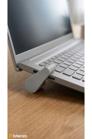 Minimalist Yuvarlak Tasarım Mini Laptop Standı - 2'li Set Taşınabilir Ergonomik Yükseltici - Koyu Gri