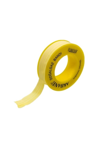 Akbant 505306 Sarı Doğalgaz Teflon Bant (Gazlar Için) 12Mm X 8Mt (553623049)