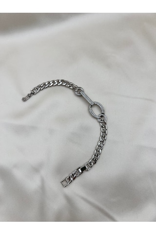 Xuping Modern Taşlı Bileklik Gümüş