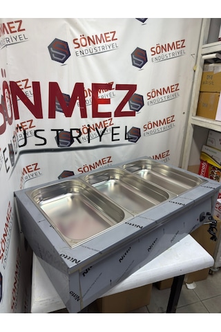 Sönmez Set Üstü Benmari 1/1 3 Lü Küvet 105x60x29 Cm