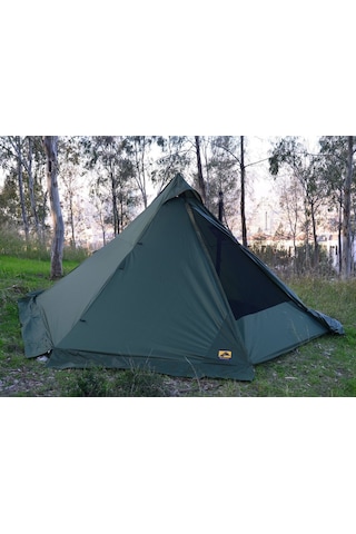 Bushlove Mega Xl Hot Tent Teepee Soba Çıkışlı Çadır V2 Haki