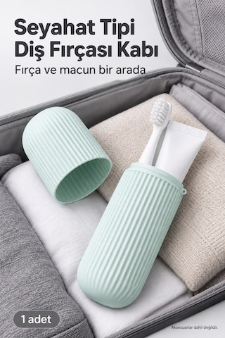 Seyahat Tipi Diş Fırçası Ve Macun Saklama Kabı Taşınabilir Gözlük Çok Renkli