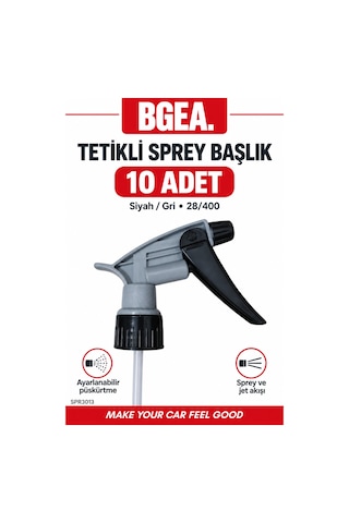 Bgea Premıum 10'lu Trigger Sprey Siyah/gri 28/400