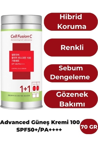 Cell Fusion C Advanced Clear Sunscreen 100 SPF50+ 2 x 35 ML