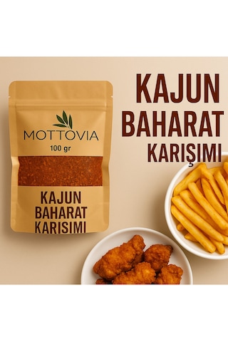 Kızarmış Patates Baharatı - 100 G Tavuk, Et Ve Patates Için Özel Sos Ve Baharat Kajun