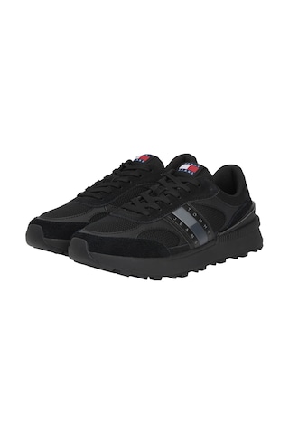 Tommy Hilfiger Erkek Renk Bloklu Siyah Sneaker Siyah
