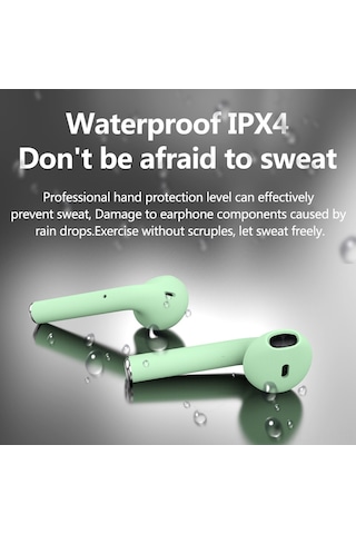 Folinda Inpods 12 Tws Bluetooth 5.0 Kulaklık, Ipx4 Su Geçirmez, Dokunmatik Kontrol, 300mah Şarj Kutusu, Stereo Ses, Pembe