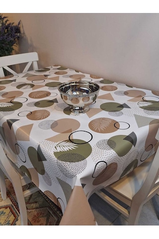 Elyaflı Pvc Masa Örtüsü Modern, Dayanıklı, Silinebilir Ve Şık Görünüm Fnt8289 Çok Renkli