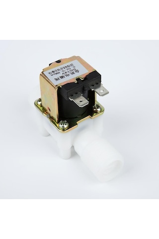 12V DC NC Plastik Su Solenoid Vana - 1/2"